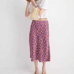 ISO j crew gwyneth skirt berry floral S